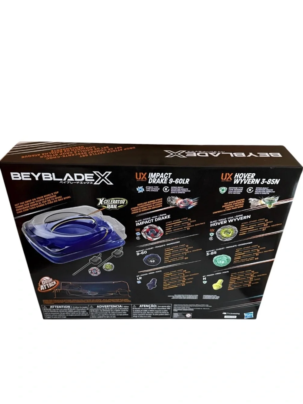 Beyblade X Drop Attack Battle Set Action Game